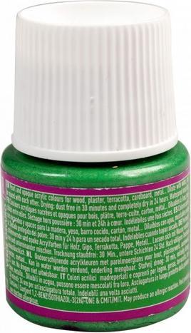 Produktbild Pebeo Deco Perlmutt Acrylfarben (Dunkelgrün, 45 ml)