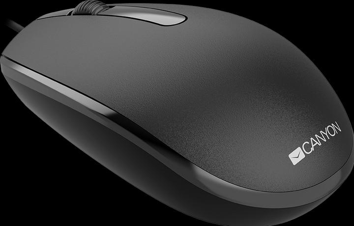 Actual product image Canyon Optical mouse with cable M-10, Black (Cable)