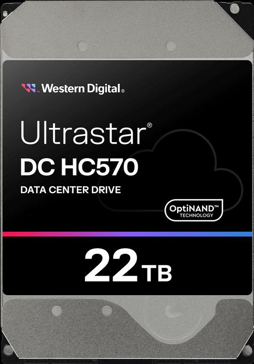 Actual product image WD Ultrastar DC HC570 (22 TB, 3.5", CMR)