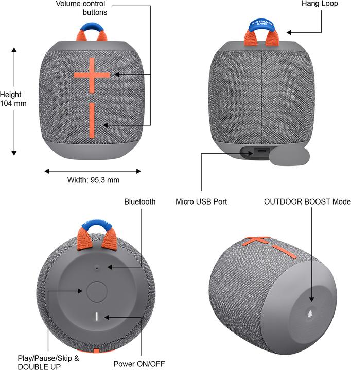 Image du produit UE Wonderboom 2 (13 h, Fonctionnement sur batterie)