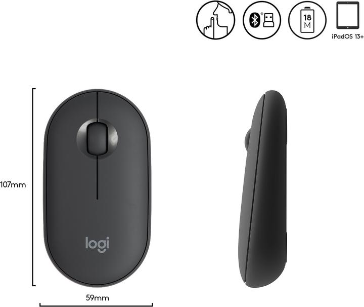 Produktbild Logitech Pebble M350 (Kabellos)
