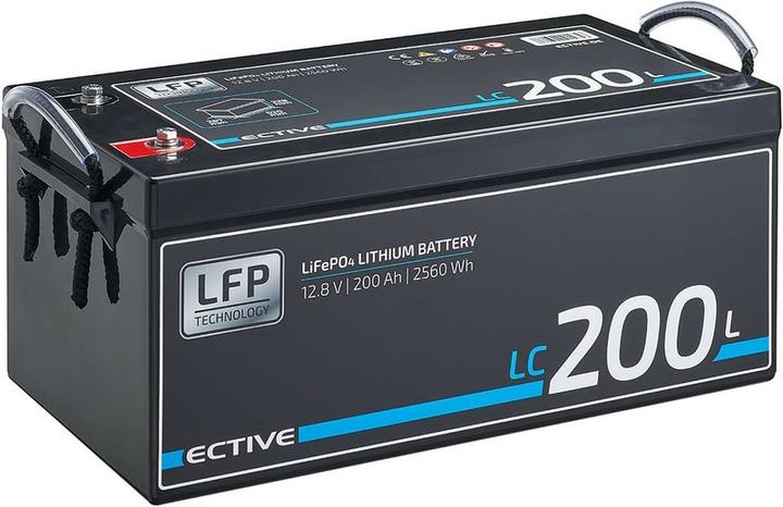 Image du produit Ective LC 200L 12V LiFePO4 Pile d'alimentation au lithium 200 Ah (12 V, 200 Ah)