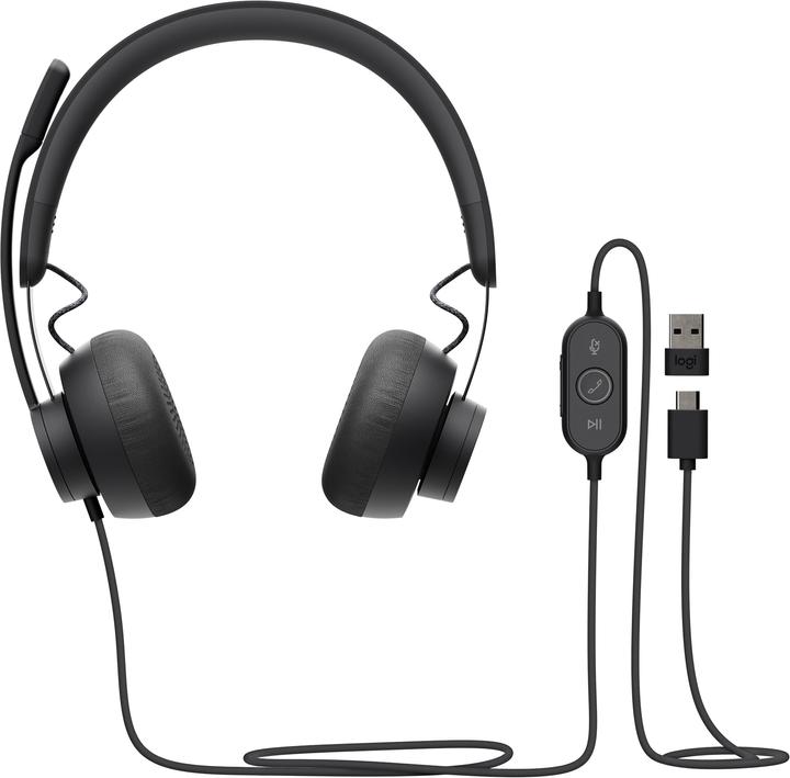 Actual product image Logitech Zone 750 (Cable, USB-C)