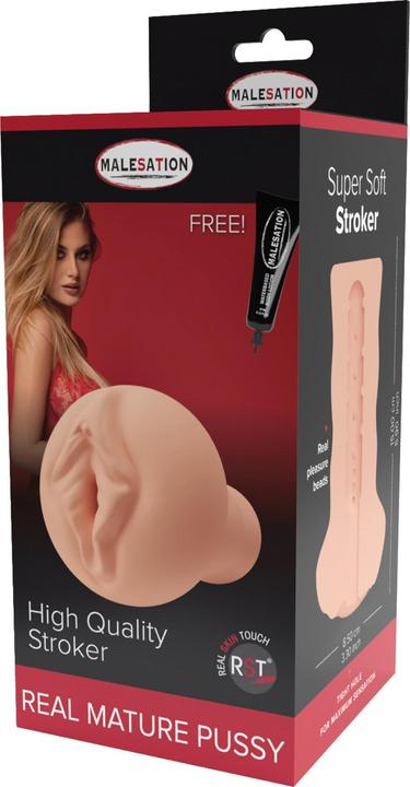 Malesation Masturbator Real Mature Pussy Stroker