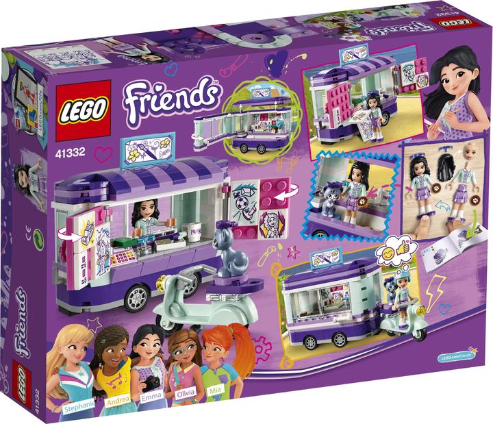 Actual product image LEGO Emma's rolling art kiosk (41332, LEGO Friends)