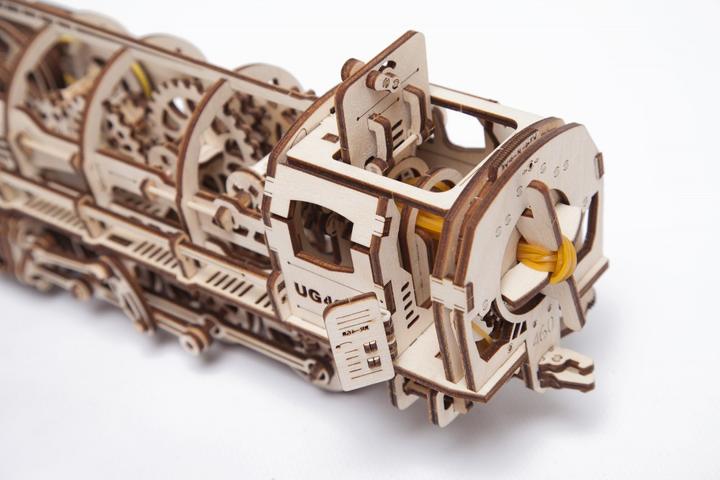 Actual product image Ugears Steam locomotive with tender