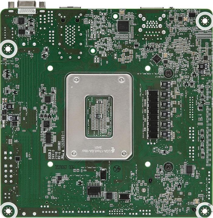 Actual product image AsRock Mainboard EC266D2I mini-ITX Socket 1700 DDR5-only Single (LGA 1700, Intel C266, Mini-ITX)