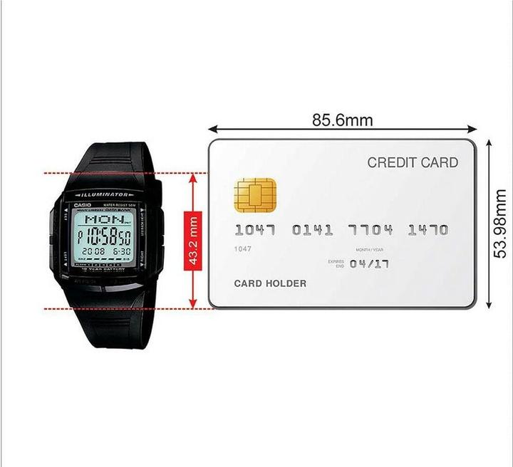 Image du produit Casio Base de données - DB-36-1A (Montre numérique, 37 mm)