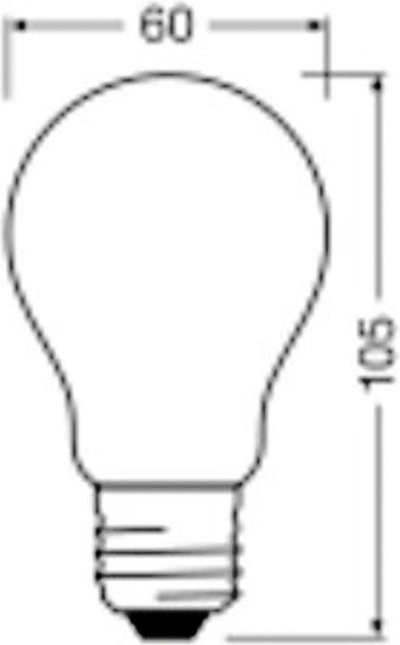 Produktbild Osram Led Filament Classic A (E27, 2.50 W, 470 lm, 1 x, A)