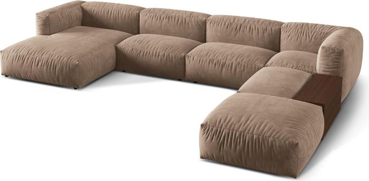 Actual product image Micadoni Modular Panoramic Right Corner Sofa, "Martina", 5 Seats, 406x280x75 Made in Europe (Sofa landscape)