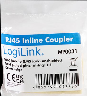 Actual product image LogiLink keystone jack (Network coupling)