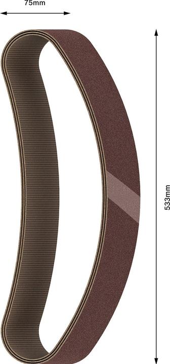 Produktbild Bosch Professional Zubehör PRO X440 Schleifband, 75 x 533 mm, G120 (120)