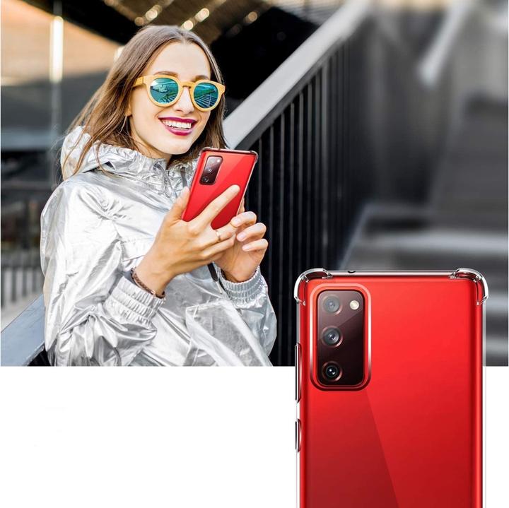Productafbeelding Screenguard Kristalheldere Case Bumper (Samsung Galaxy S20 FE)
