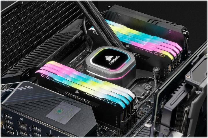 Actual product image Corsair Vengeance RGB Pro SL (2 x 8GB, 3200 MHz, DDR4-RAM, DIMM)