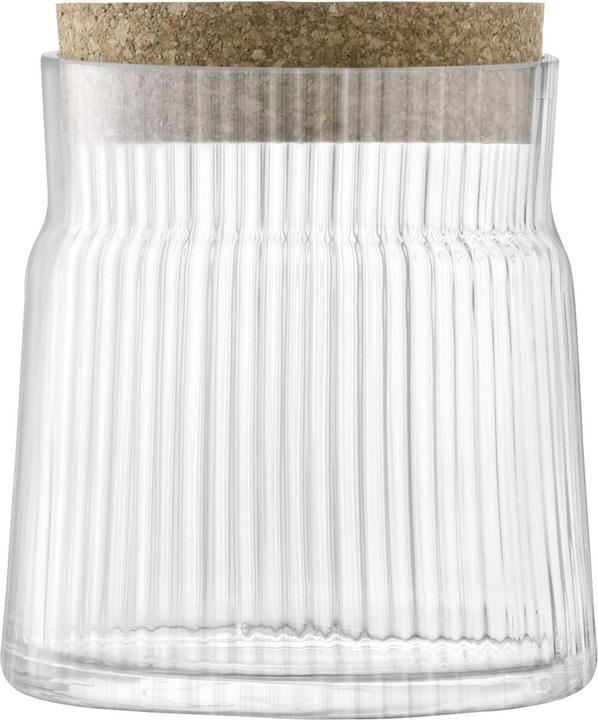 LSA Gio Line Behälter & Korkstopfen H12.5cm Klar