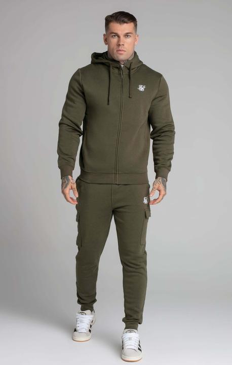 Immagine prodotto Siksilk Pantaloni della tuta Khaki Essential Cargo Jogger (L)