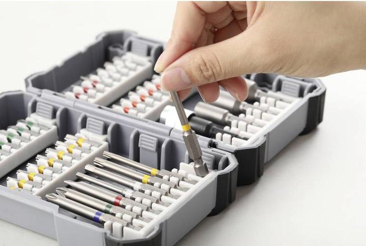 Produktbild Bosch Professional Zubehör Schrauberbit-Set, 45-teilig (Kreuz Phillips PH 3", Kreuz Pozidriv PZ 2", Sechskant (hexagonal) 6", Kreuz Pozidriv PZ 3", Sechskant (hexagonal) 4", Sechskant (hexagonal) 3", Kreuz Phillips PH 1", Kreuz Pozidriv PZ 1", Kreuz Phillips PH 2", Sechskant (hexagonal) 5")