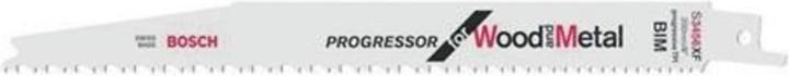 Bosch Professional Zubehör Sabre saw blade S 3456 XF, Progressor for Wood and Metal, pack of 5