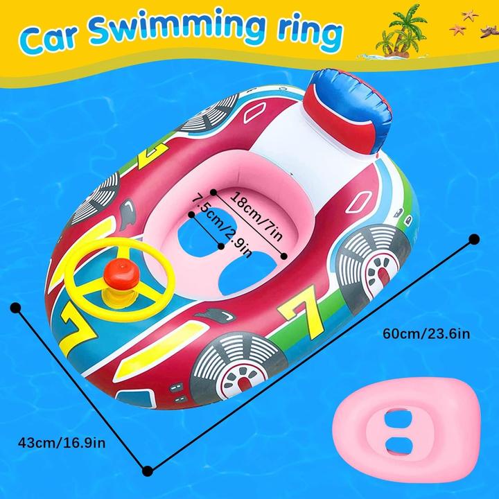 Image du produit Splash & Fun Kid Car gonflable, siège de natation pour bébé 60x45cm