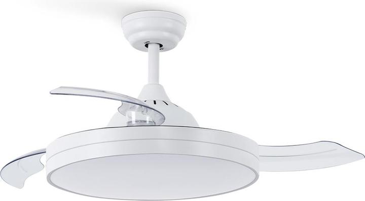Image du produit Create - WIND CLEAR - Ventilateur plafonnier silencieux 40W 107 cm - Wit - Met licht (50 dB)