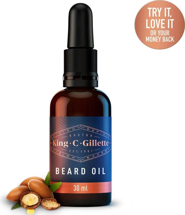 Actual product image King C. Gillette Beard Oil (30 ml)