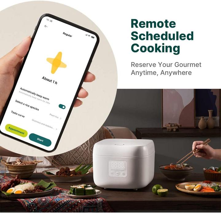 Actual product image Joyami Mini Smart Rice Cooker (EU plug)