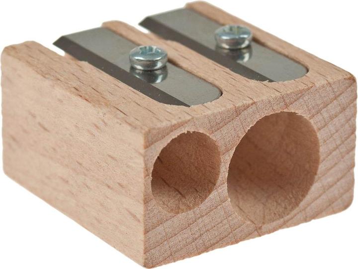 Actual product image M+r Sharpener double - wood