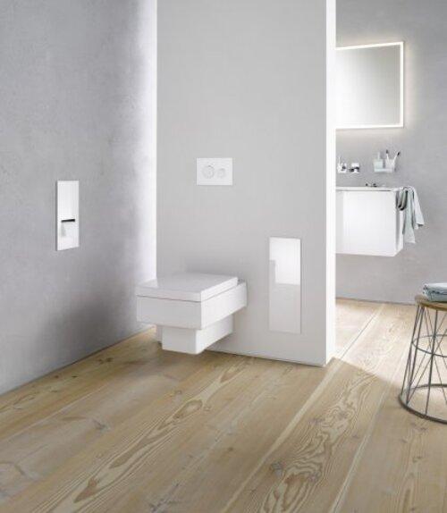 Actual product image Emco WC module ASIS 2.0 UP 811x170mm door hinge right optiwhite