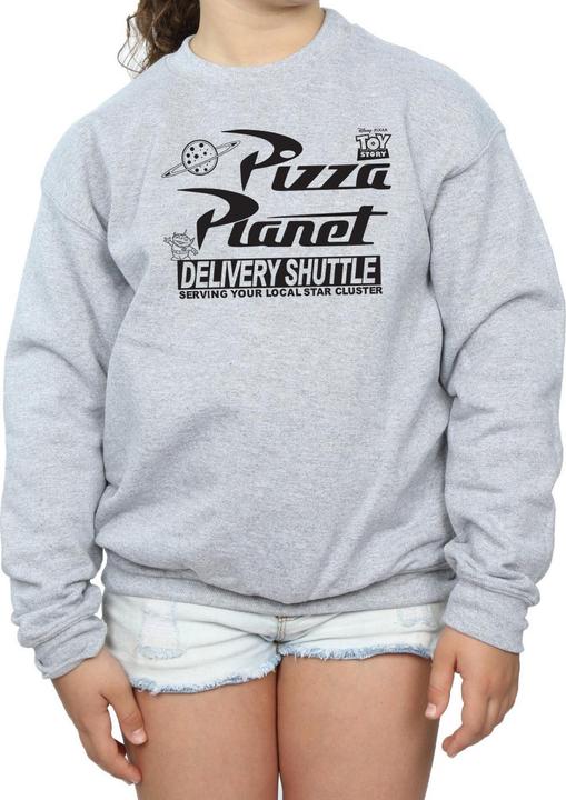 Immagine prodotto Disney Toy Story Pizza Planet Logo Felpa Ragazze (152, 158)