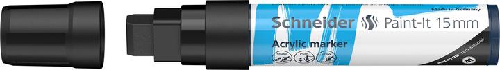 Actual product image Schneider Acrylic marker Paint-It 330 15mm black (Black, 15 mm, 1 x)