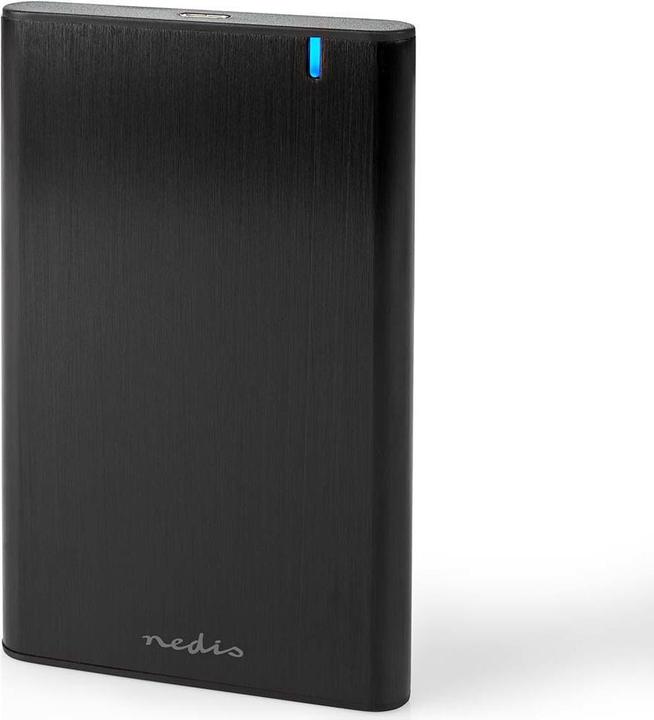 Nedis Custodia per disco rigido 2,5" | USB 3.2 Gen1 | USB Type-A / USB Type-C™ | Notebook / PC | Alluminio (2.5")