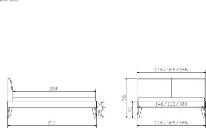 Actual product image Hasena Simone (160 x 200 cm)