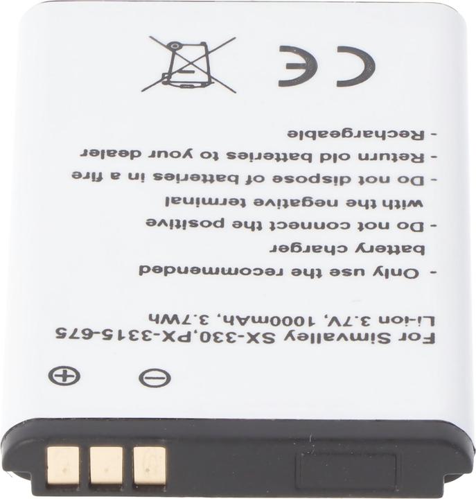 Immagine prodotto AccuCell Akku Simvalley SX-330, PX-3315-675