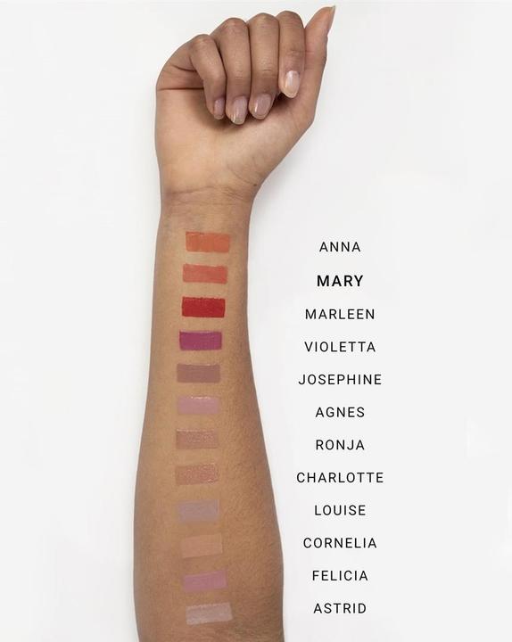 Produktbild IDUN Minerals Lipgloss Mary transparent röd (Transparent Röd)