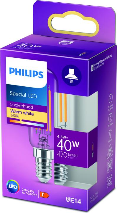 Immagine prodotto Philips Lampada (E14, 4.50 W, 470 lm, 1 x, F)