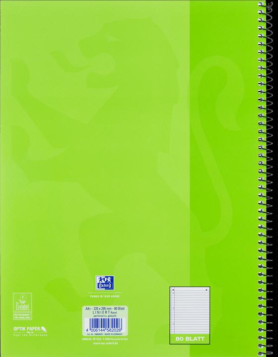 Produktbild Oxford Collegeblock (A4+, Liniert, Harter Einband)