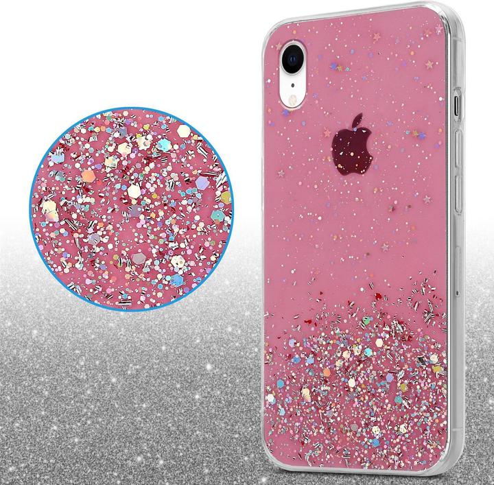 Actual product image Cadorabo TPU cover sparkling glitter (Apple iPhone XR)