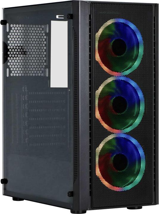 Actual product image Spire Vision 7022 RGB housing + 3x 12cm RGB FANS