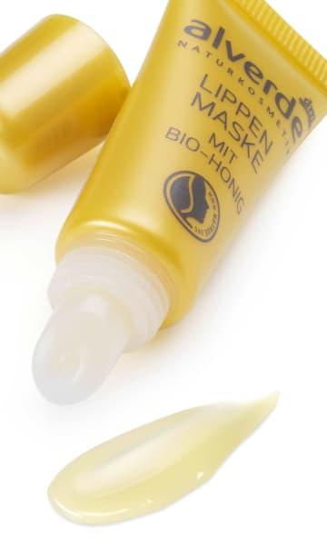 Actual product image dm alverde Lip mask with organic honey