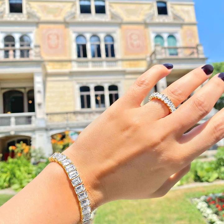 Produktbild Candy Ring Casim, 925 Sterling Silber, vergoldet (54, 925 Silber)