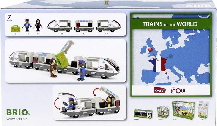 Actual product image Brio Trains of the World TGV