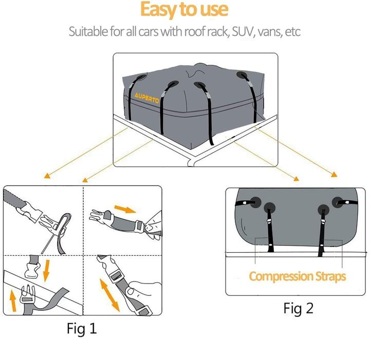Actual product image Auperto Car roof box (450 l)