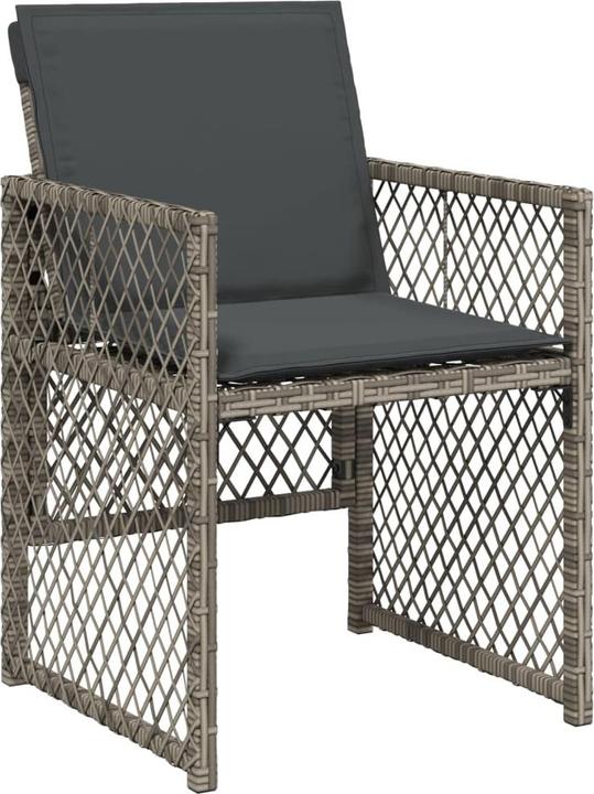 Image du produit VidaXL Meuble de jardin Salle à manger Ensemble de jardin 13 pièces Gris Poly Rattan (330 cm)
