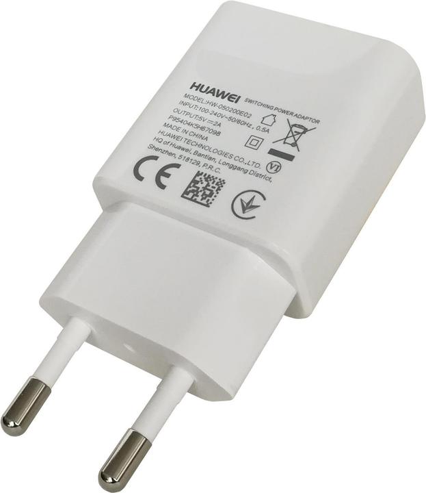 Image du produit Huawei HW-050200E01 Chargeur de voyage USB UE 2A en blanc Bulk