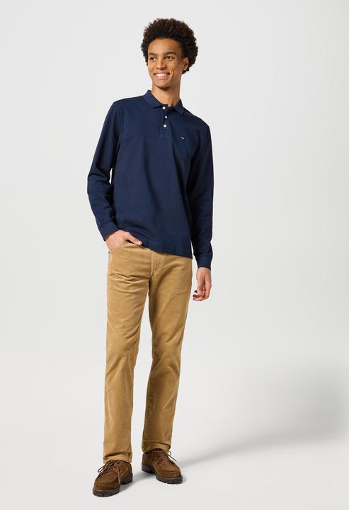 Produktbild Wrangler Langarmpolo Longsleeves Refined Polo (M)