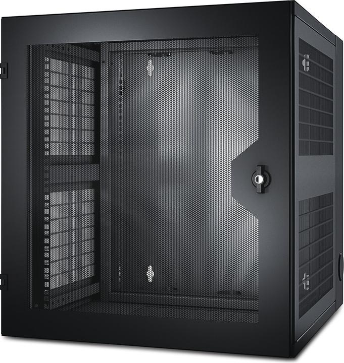APC NetShelter WX 13U Vented Front Door black (13 RU, 19 inch rack)