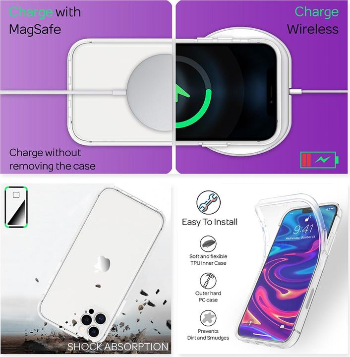 Image du produit Nalia Coque 360° (Apple iPhone 12 Pro Max)