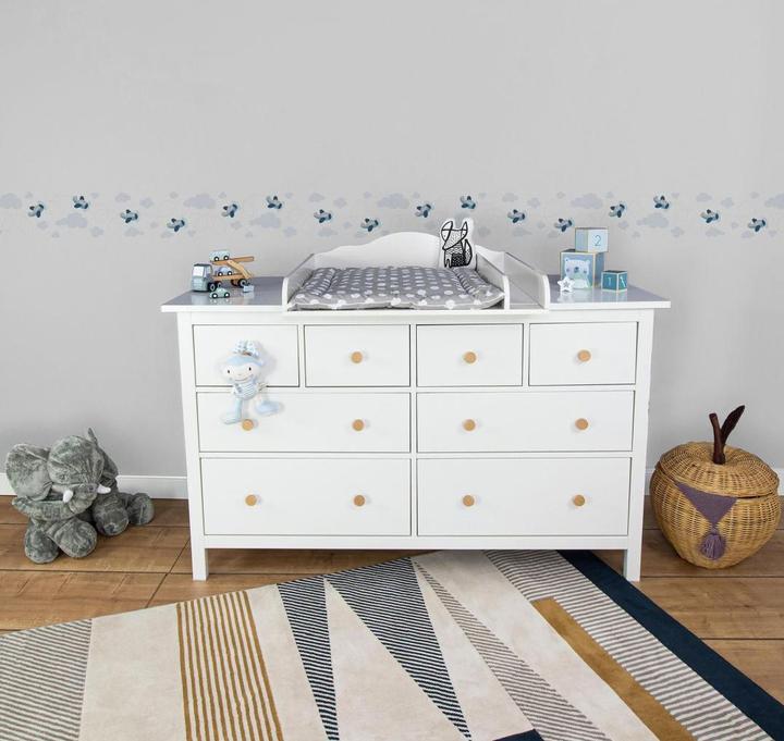 Image du produit A.S. Création Lovely Kids Chambre d'enfant Cute Planes avec des avions (15 x 500 cm)