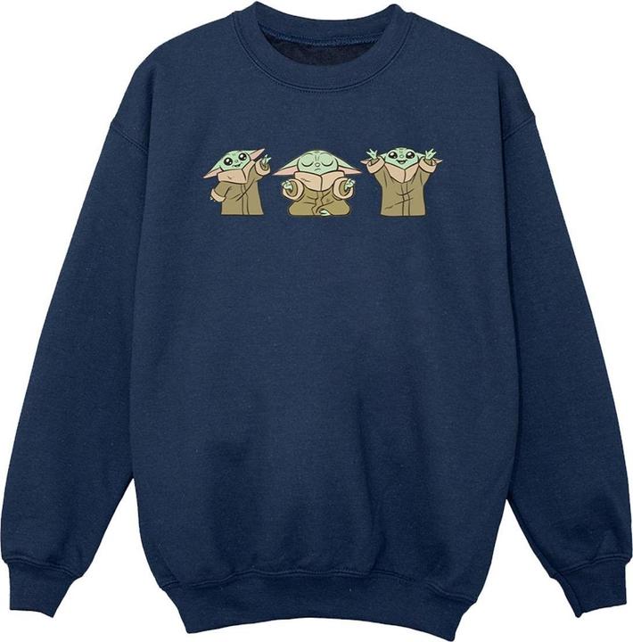 Star Wars The Mandalorian Grogu Poses Sweatshirt Jungen
