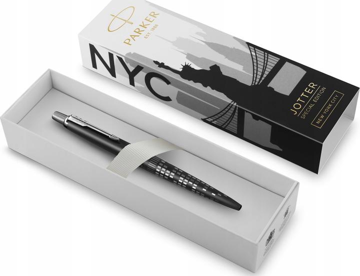 Produktbild Parker Pen Parker Jotter SE New York City Kugelschreiber M (Schwarz / Silber, 1 x)